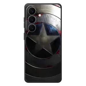 Чохол с Щітом Капітана Америки на Samsung Galaxy S26 Plus (Ретро Щит Капітана)