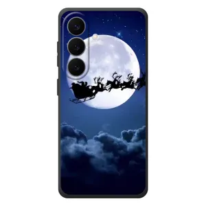Чехол Санта Клаус для Samsung Galaxy S26 Plus (Санта - луна)