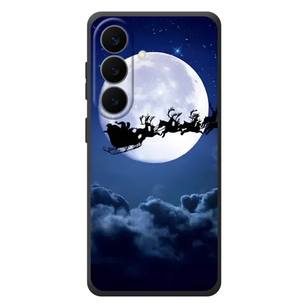 Чехол с рисунком «Санта - луна» для Samsung Galaxy S26 Plus Чехол с рисунком «Санта - луна» для Samsung Galaxy S26 Plus