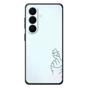 Чехлы (Знак сердечка) на Samsung Galaxy S26 Plus (Сердце на голубом)