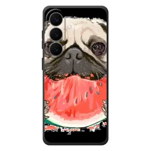 Чехол (ТПУ) Милые собачки для Samsung Galaxy S26 Plus (Смешной Мопс)