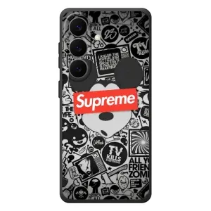 Чехол с Брендами одежды на Галакси С26 Плюс (Supreme Маус)