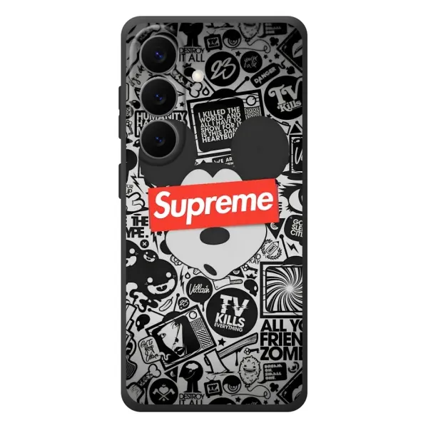 Чехол с рисунком «Supreme Маус» для Samsung Galaxy S26 Plus Чехол с рисунком «Supreme Маус» для Samsung Galaxy S26 Plus