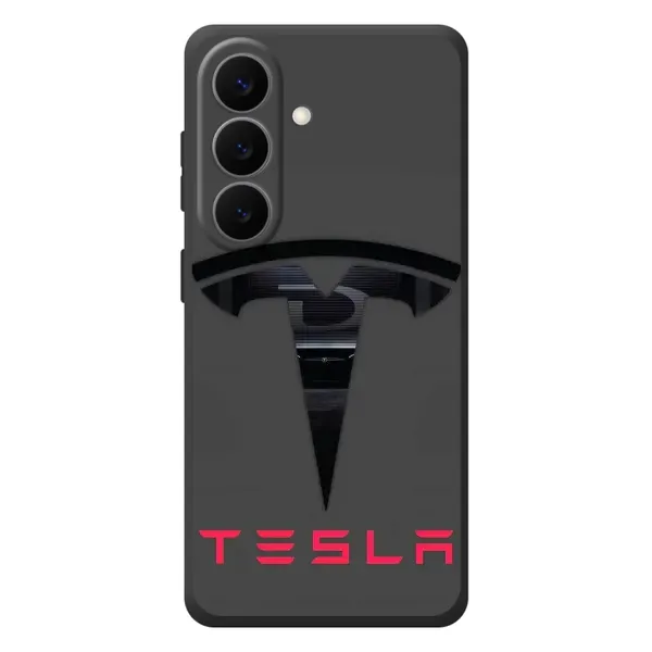 Чехол с рисунком «Logo TESLA» для Samsung Galaxy S26 Plus Чехол с рисунком «Logo TESLA» для Samsung Galaxy S26 Plus