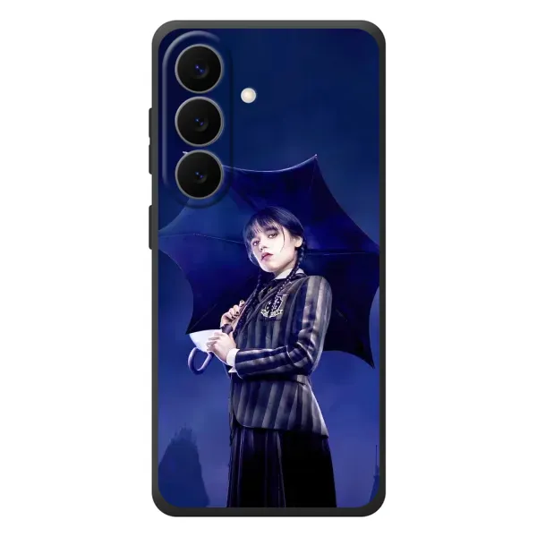Чехол с рисунком «Уэнсдей с зонтом» для Samsung Galaxy S26 Plus Чехол с рисунком «Уэнсдей с зонтом» для Samsung Galaxy S26 Plus