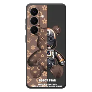 Силиконовый чехол для Samsung Galaxy S26 Plus (Медмедь Луи Виттон)