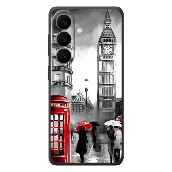 Чехол с рисунком «Вид на Биг Бен» для Samsung Galaxy S26 Plus Чехол с рисунком «Вид на Биг Бен» для Samsung Galaxy S26 Plus