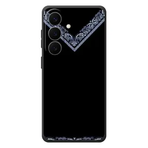 Силиконовый Чехол на Samsung Galaxy S26 Plus (Воротник вышиванки)