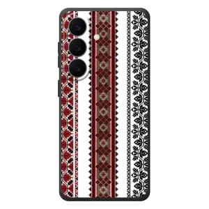 Силиконовый Чехол на Samsung Galaxy S26 Plus с картинкой Вышиванки (Вышиваночки)