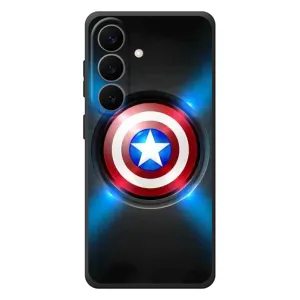 Чохол с Щітом Капітана Америки на Samsung Galaxy S26 Plus (Яскраий Щит Капітана)