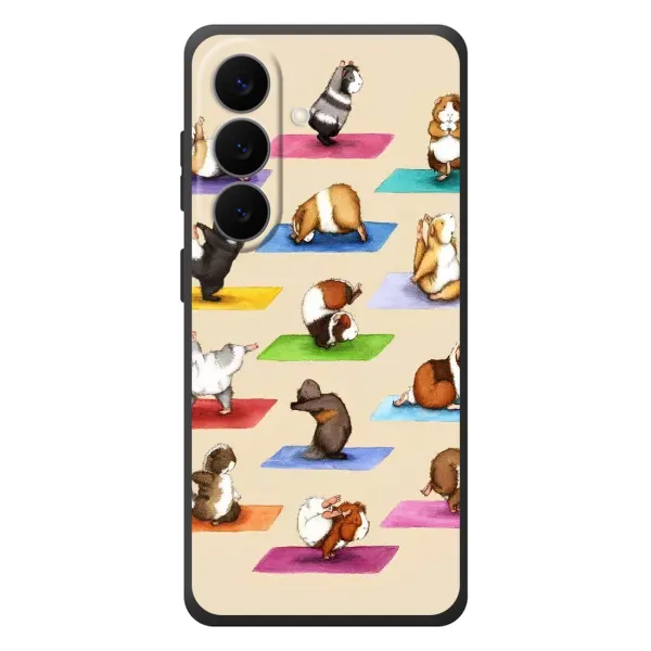 Чехол с рисунком «Ёга свинок» для Samsung Galaxy S26 Plus Чехол с рисунком «Ёга свинок» для Samsung Galaxy S26 Plus
