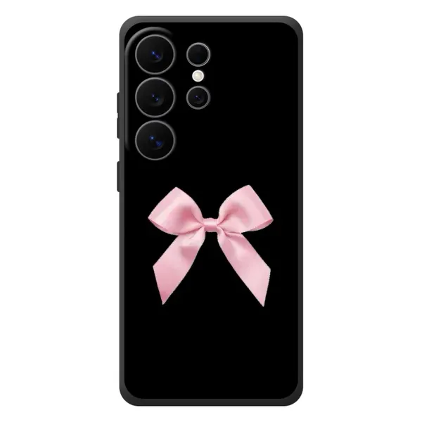 Чехол с рисунком «Бант на черном» для Samsung Galaxy S26 Ultra Чехол с рисунком «Бант на черном» для Samsung Galaxy S26 Ultra