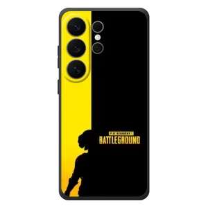 Чехол (TPU) с картинкой "Лого Пабг" на Галаксі С26 Ультра (Battlegrounds)
