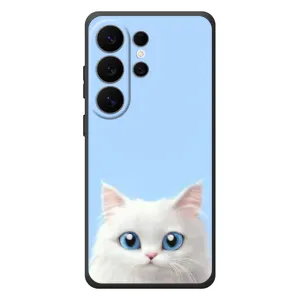 Чехол на тематику: Коты для Samsung Galaxy S26 Ultra (Белый кот)