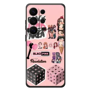 Чехлы с картинкой для Samsung Galaxy S26 Ultra (BLACK PINK коллаж)