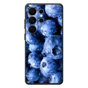 Чехол с изображением вкусной еды для Samsung Galaxy S26 Ultra (Голубика)