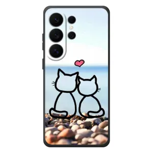 Силиконовые Чехлы Любимому человеку для Samsung Galaxy S26 Ultra (Котейки)