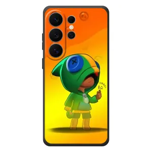 Чехол Бравл Старс для Samsung Galaxy S26 Ultra (LEON в кофте)