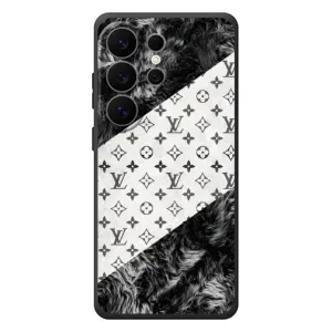 Чохол Стиль Louis Vuitton на Samsung Galaxy S26 Ultra (LV на білому)