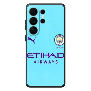 Силиконовые Чехлы принт Футбол на Samsung Galaxy S26 Ultra (Man City)
