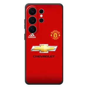 Силиконовые Чехлы принт Футбол на Samsung Galaxy S26 Ultra (Man United)