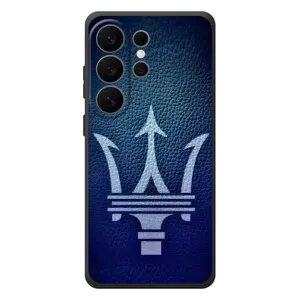 Чехлы с тематикой "Крутые машины" на Samsung Galaxy S26 Ultra (Лого Maserati)