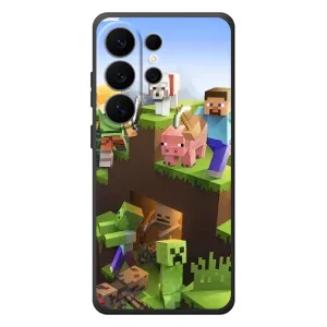 Чехлы для Samsung Galaxy S26 Ultra (Персонажи Майн Крафт) (Майн-крафт)