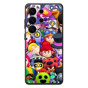 Силиконовый Чехол на Samsung Galaxy S26 Ultra с картинкой Brawl Stars (Персонажи)