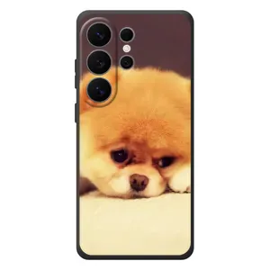 Чехол (ТПУ) Милые собачки для Samsung Galaxy S26 Ultra (Померанский шпиц)