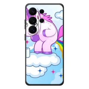 Чехол Unicorn на Samsung Galaxy S26 Ultra (Радуга единорожка)