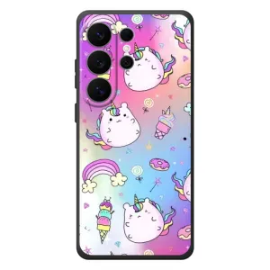 Чехол Unicorn на Samsung Galaxy S26 Ultra (Радуга и Единорог)