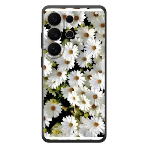 Чехол с ромашками на Samsung Galaxy S26 Ultra (Рамка в ромашках)