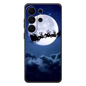Чехол Санта Клаус для Samsung Galaxy S26 Ultra (Санта - луна)