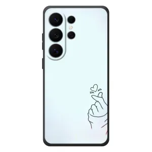 Чехлы (Знак сердечка) на Samsung Galaxy S26 Ultra (Сердце на голубом)