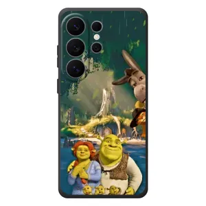 Печатный чехол с принтом Шрек для Samsung Galaxy S26 Ultra (Шрек и Фиона)