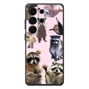 Силиконовый Чехол с Енотами на Samsung Galaxy S26 Ultra (Смешные Еноты)