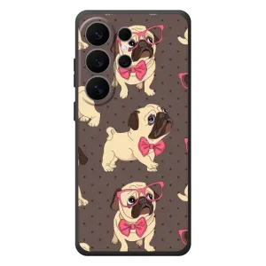Чехол (ТПУ) Милые собачки для Samsung Galaxy S26 Ultra (Собачки Мопсики)