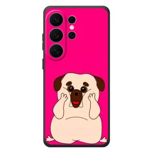 Чехол (ТПУ) Милые собачки для Samsung Galaxy S26 Ultra (Веселый Мопсик)