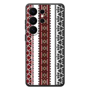 Силиконовый Чехол на Samsung Galaxy S26 Ultra с картинкой Вышиванки (Вышиваночки)