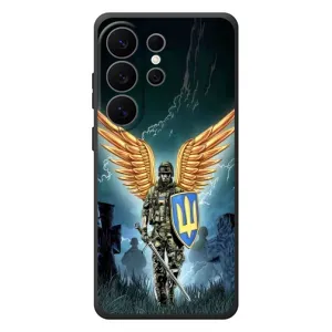 Патриотический Чехол для Samsung Galaxy S26 Ultra (ЗСУ з крильями)