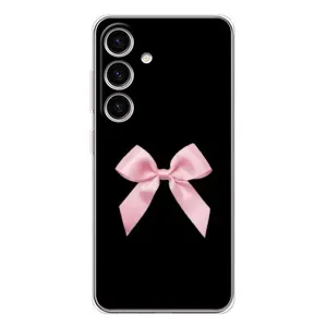 Чехол банты для Samsung Galaxy S26 (Бант на черном)