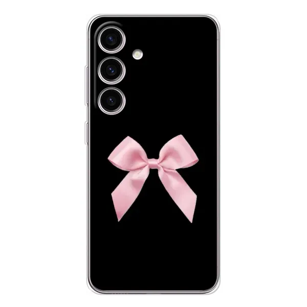 Чехол с рисунком «Бант на черном» для Samsung Galaxy S26
