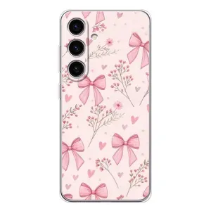 Чехол банты для Samsung Galaxy S26 (Банты с цветами)