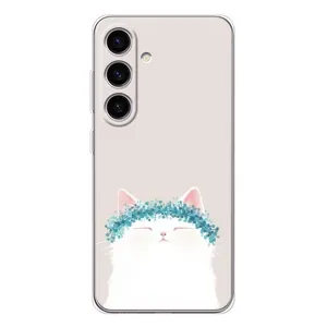 Чехол на тематику: Коты для Samsung Galaxy S26 (Белый котик)
