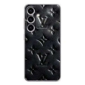 Текстурний Чохол Louis Vuitton для Галаксі С26 (Чорний ЛВ)