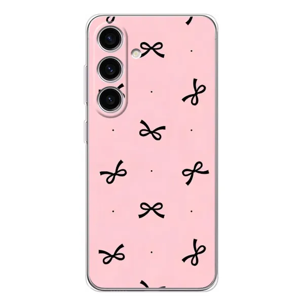 Чехол с рисунком «Черные бантики» для Samsung Galaxy S26