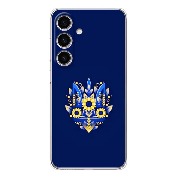 Чехол с рисунком «Цветущий Герб» для Samsung Galaxy S26