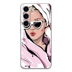 Чехол с картинкой Модные Девчонки Samsung Galaxy S26 (Девушка в халате)