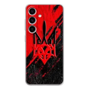 Чехлы УПА (Красно-Чёрный) на Samsung Galaxy S26 (Герб в цвете УПА)