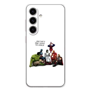 Чехлы для Samsung Galaxy S26 (Для Христиан) (Иисус супергерой)
